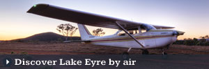 Discover Lake Eyre by air Discover Lake Eyre by air